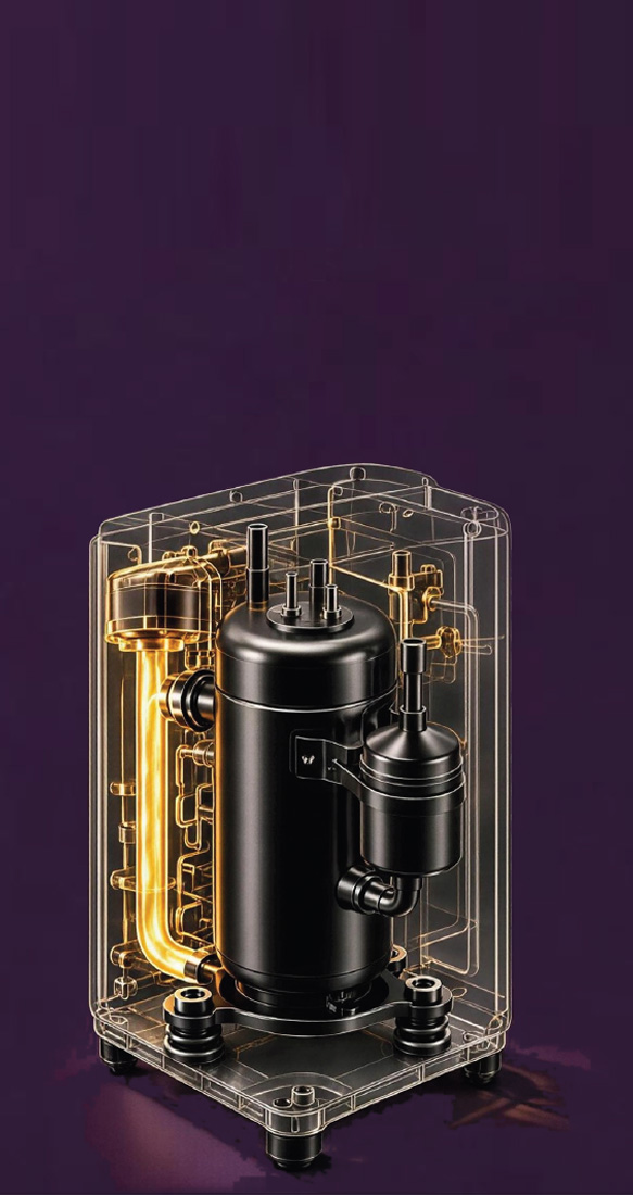 Medical-grade compressor cooling system