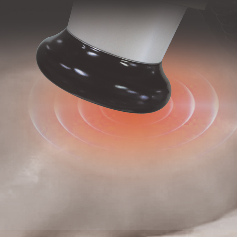 RF Tecar physical therapy with real-time temperature monitoring